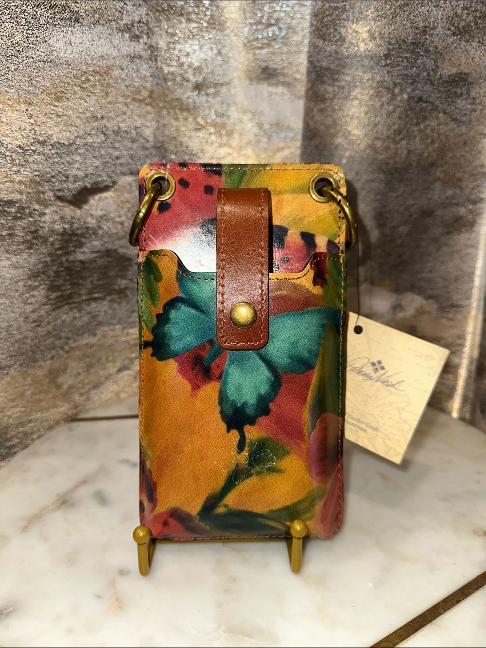 New Patricia Nash Crossbody phone pouch/wallet